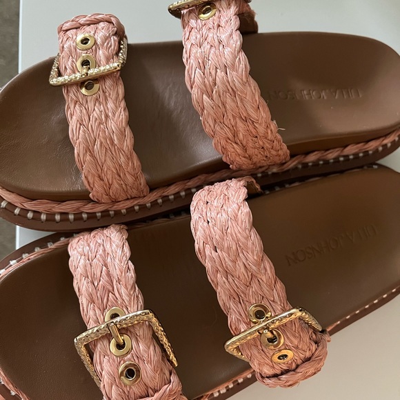 Ulla Johnson raffia slides - Picture 2 of 4